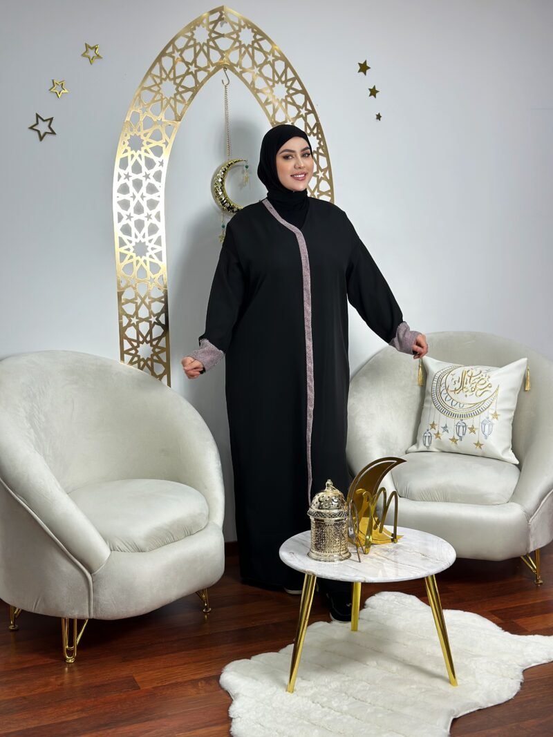 Abaya en noir – Image 3